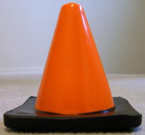 6-inch safety cone