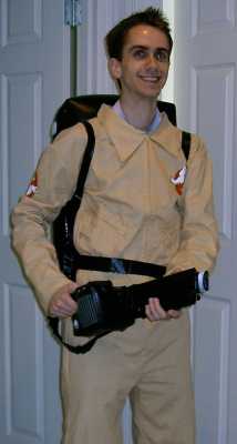 Kyle's Ghostbuster costume
