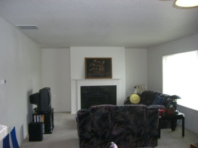 Living room, before