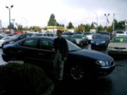 Kyle Markley picking up his new 2006 Buick LaCrosse.